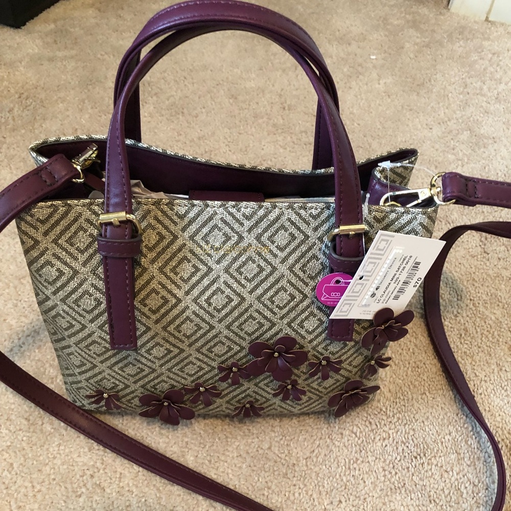 Liz Claiborne Handbag with flower detail